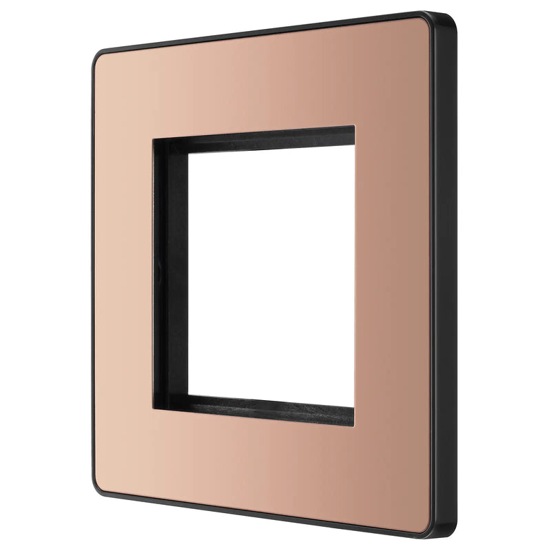 BG Electrical Euro Module - 2 module - square