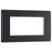 BG Electrical Euro Module - 4 module - rectangular