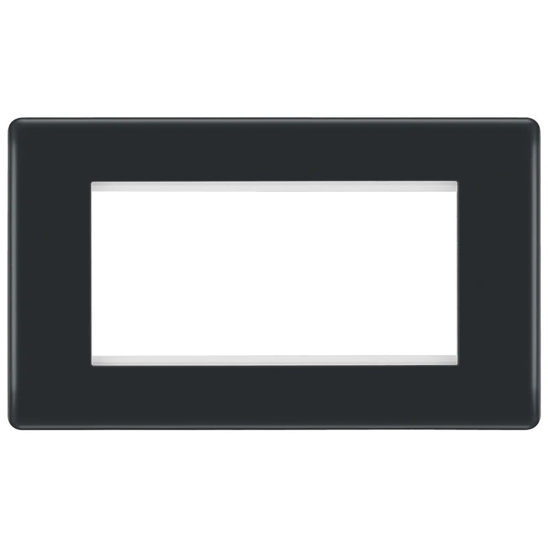 BG Electrical Euro Module - 4 module - rectangular