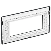 BG Electrical Euro Module - 4 module - rectangular