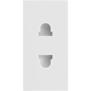 BG Electrical Euro Module - 16A 2 pin, unswitched socket