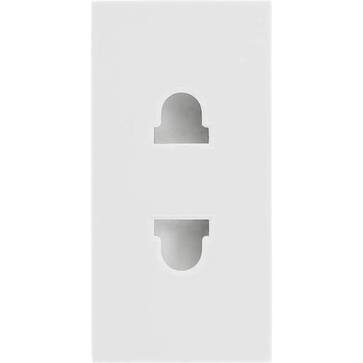 BG Electrical Euro Module - 16A 2 pin, unswitched socket