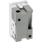BG Electrical Euro Module - 16A 2 pin, unswitched socket