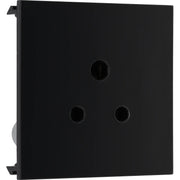 BG Electrical Euro Module - 2A round pin, unswitched socket