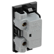 BG Electrical Euro Module - 13A fused module