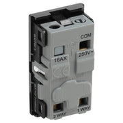 BG Electrical Euro Module - 20 AX 2 way, key switch