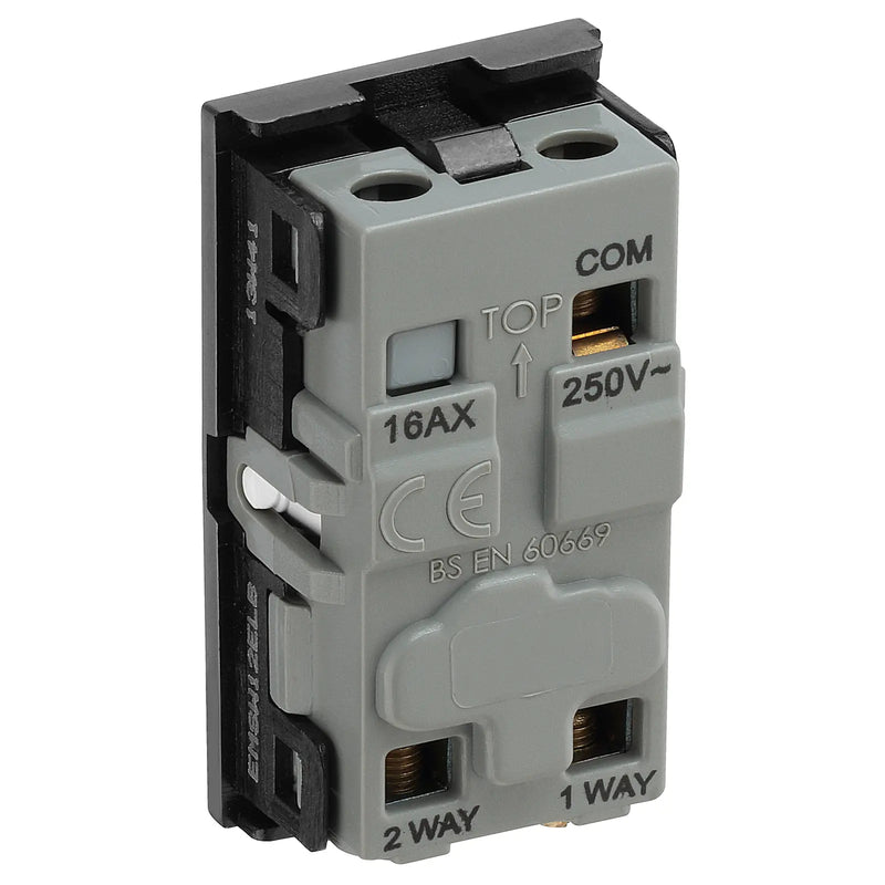 BG Electrical Euro Module - 20 AX 2 way, key switch, emergency lighting