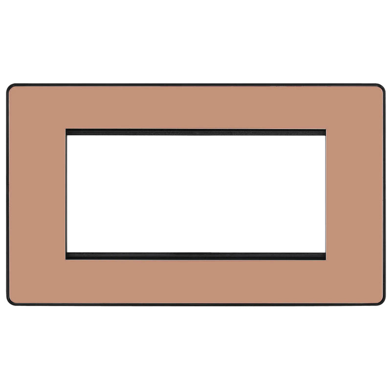 BG Electrical Euro Module - 4 module - rectangular