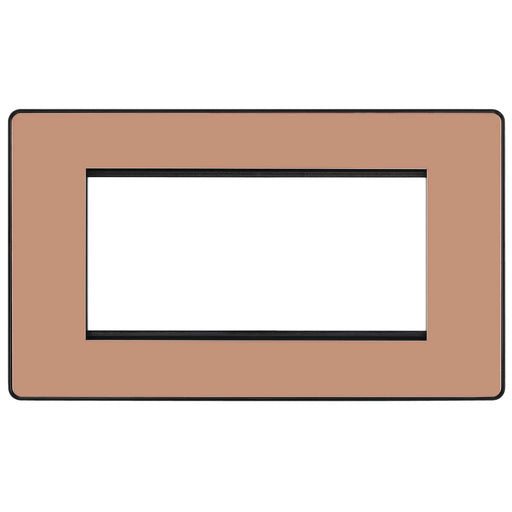 BG Electrical Euro Module - 4 module - rectangular