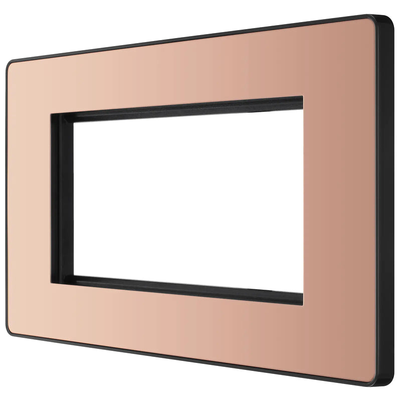BG Electrical Euro Module - 4 module - rectangular