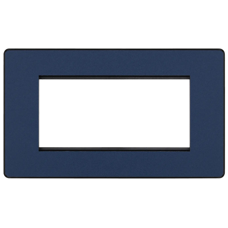 BG Electrical Euro Module - 4 module - rectangular
