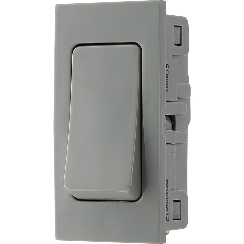 BG Electrical Euro Module - 20 Amp double pole switch