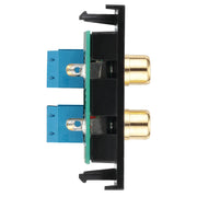 BG Electrical Euro Module - RCA x 2 outlet