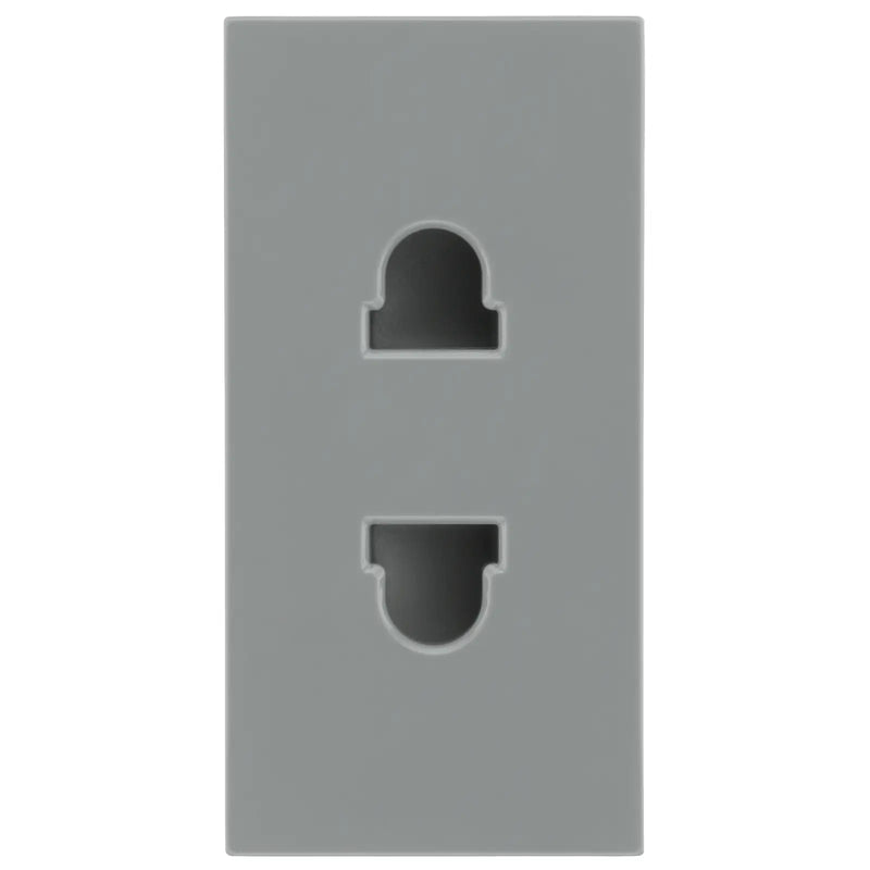 BG Electrical Euro Module - 16A 2 pin, unswitched socket