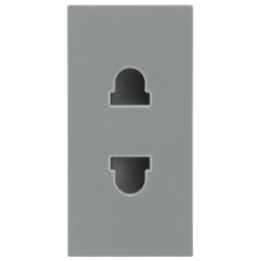 BG Electrical Euro Module - 16A 2 pin, unswitched socket
