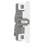 BG Electrical Euro Module - 20 Amp double pole key switch