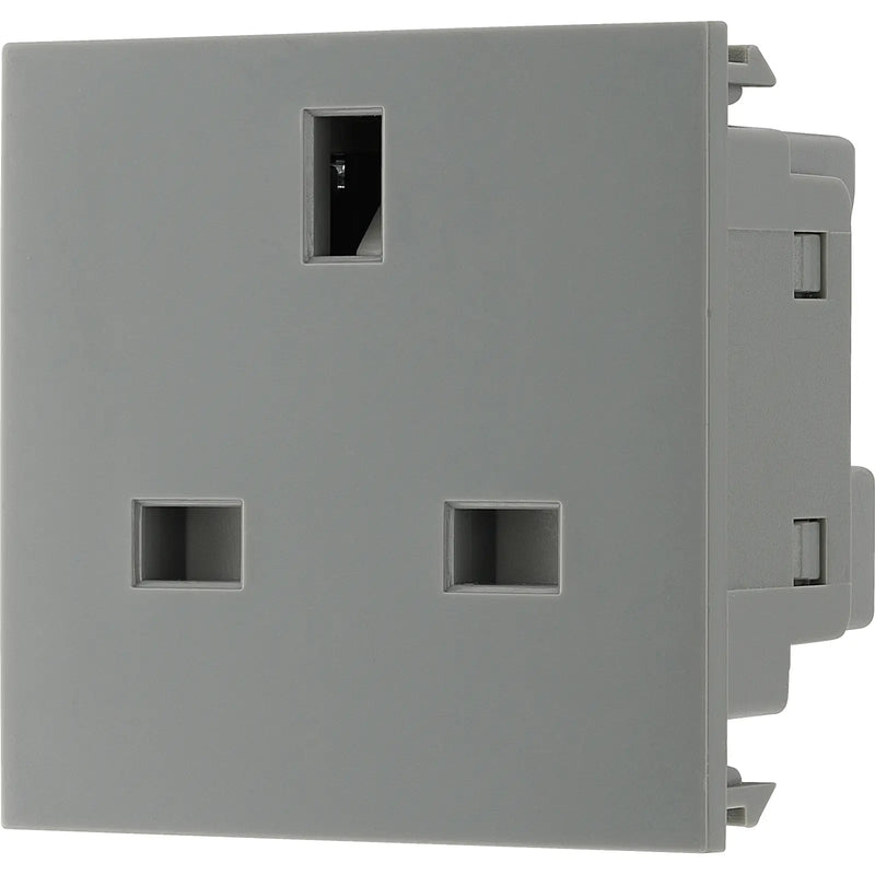 BG Electrical Euro Module - 13A (UK) unswitched socket