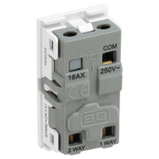 BG Electrical Euro Module - 20 AX 2 way, key switch