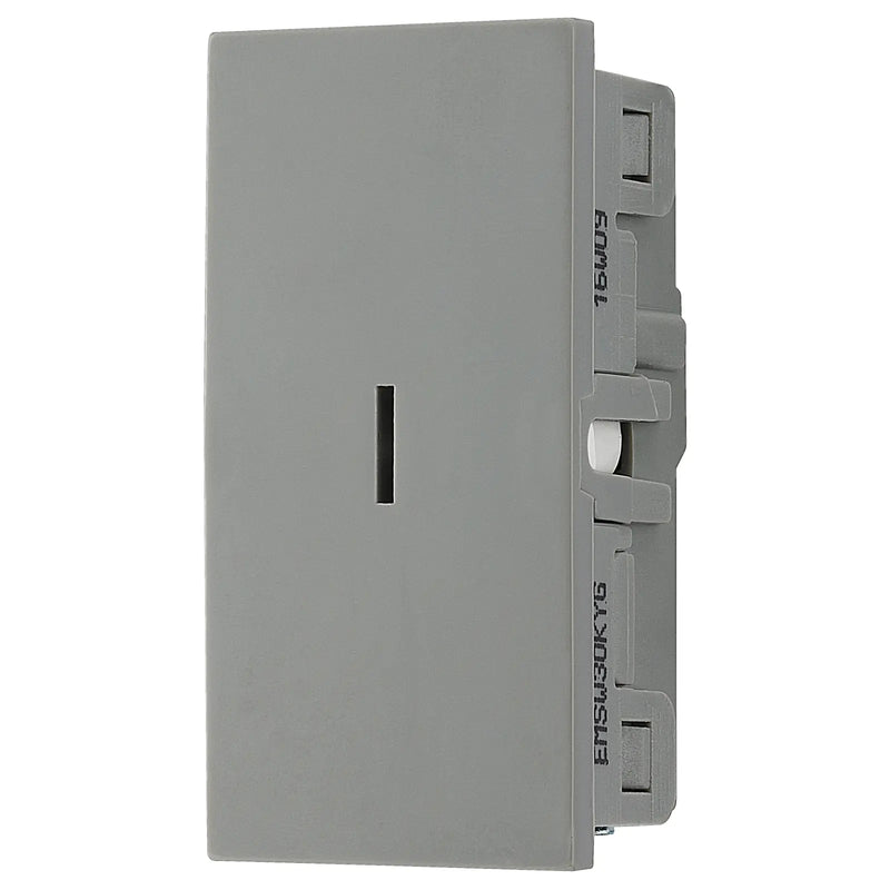 BG Electrical Euro Module - 20 Amp double pole key switch