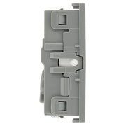BG Electrical Euro Module - 20 Amp double pole key switch