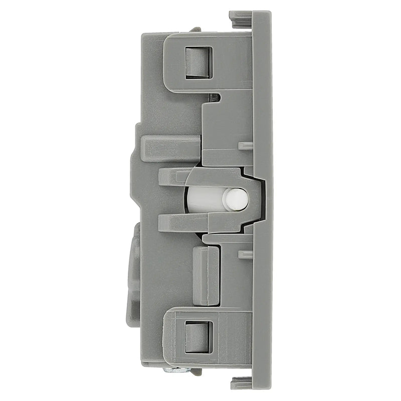 BG Electrical Euro Module - 20 Amp double pole key switch