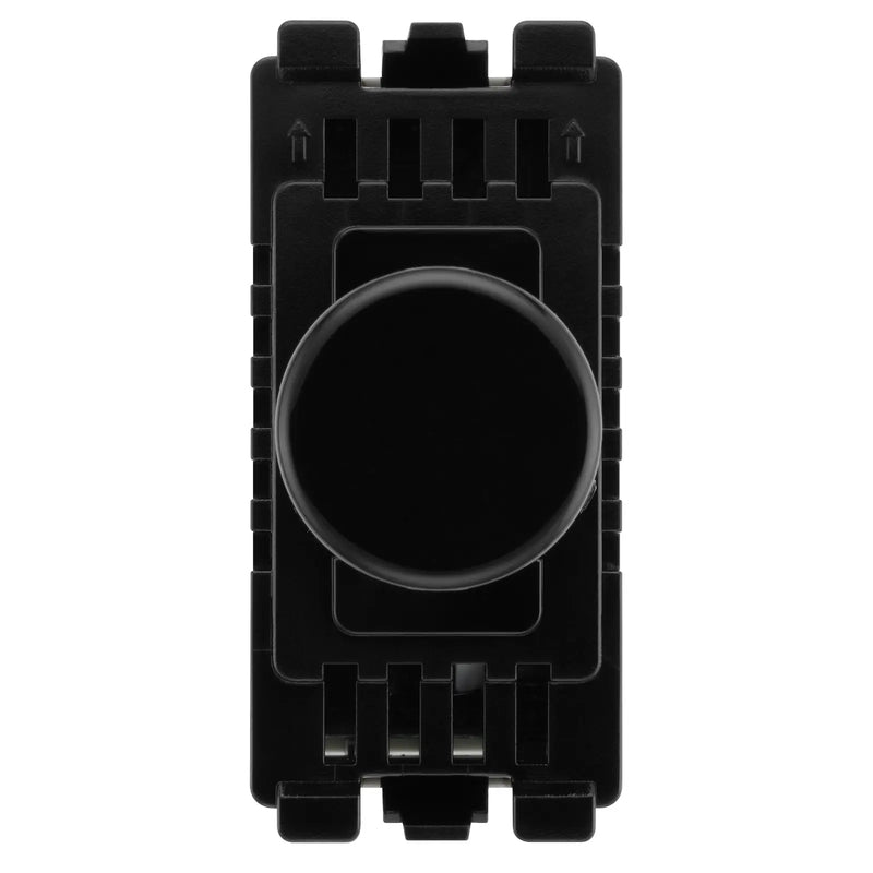 BG Electrical Grid - 2 way, Intelligent Dual Mode Dimmer (EVOLVE BLACK)