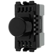 BG Electrical Grid - 2 way, Intelligent Dual Mode Dimmer (EVOLVE BLACK)