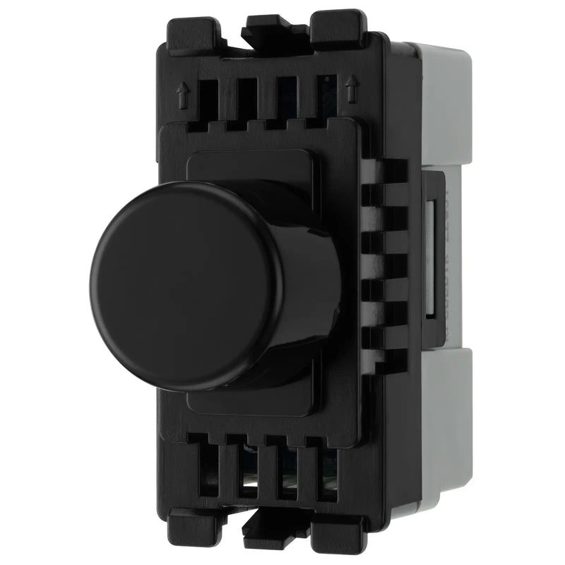 BG Electrical Grid - 2 way, Intelligent Dual Mode Dimmer (EVOLVE BLACK)