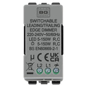 BG Electrical Grid - 2 way, Intelligent Dual Mode Dimmer