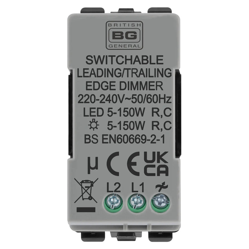 BG Electrical Grid - 2 way, Intelligent Dual Mode Dimmer