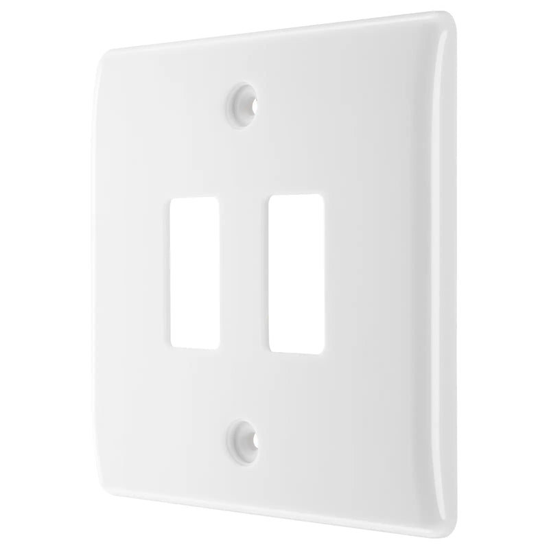 BG Electrical Grid - 2 module, square