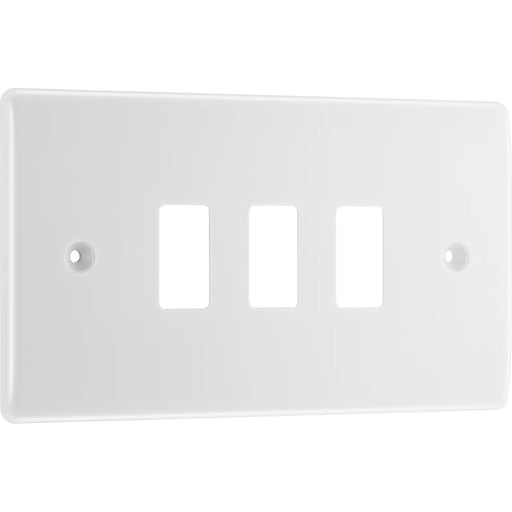 BG Electrical Grid - 3 module, rectangular
