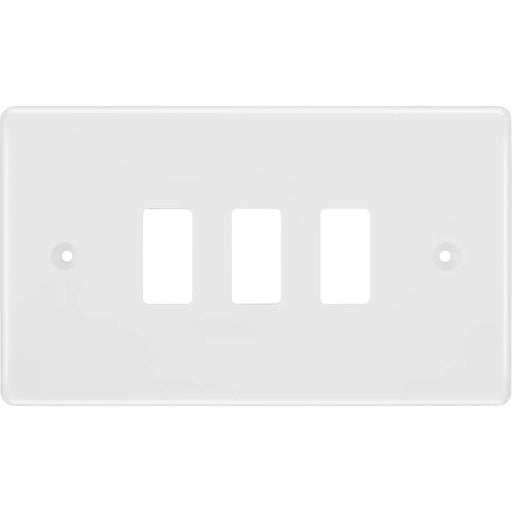 BG Electrical Grid - 3 module, rectangular