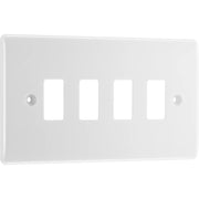 BG Electrical Grid - 4 module, rectangular