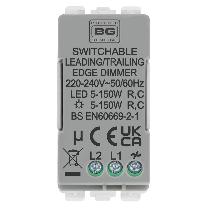 BG Electrical Grid - 2 way, Intelligent Dual Mode Dimmer