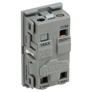 BG Electrical Grid - 4 module, rectangular