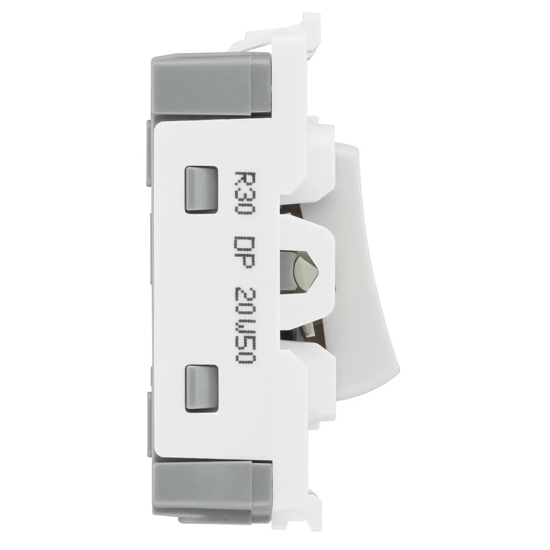 BG Electrical Grid - 2 module, square
