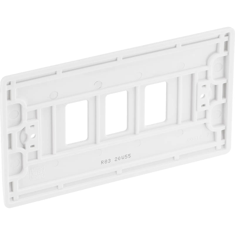 BG Electrical Grid - 6 module, square