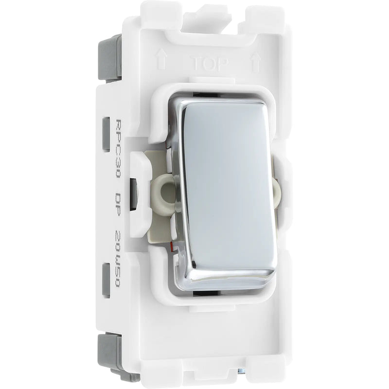 BG Electrical Grid - 4 module, rectangular