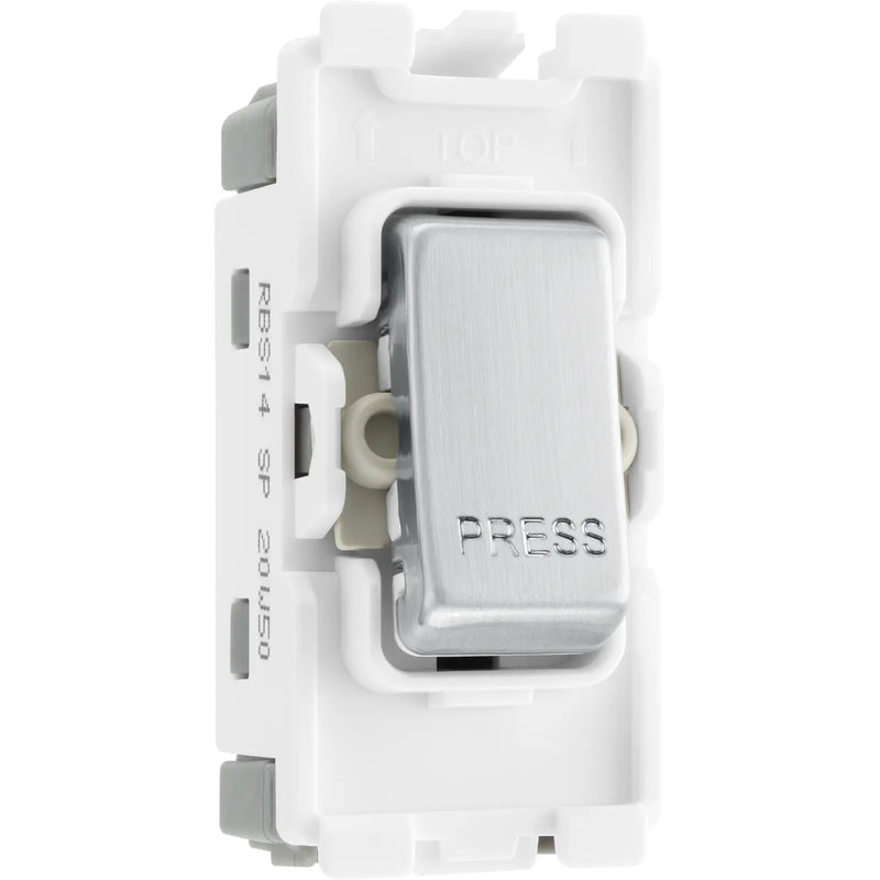 BG Electrical Grid - 4 module, rectangular