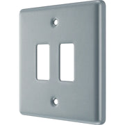 BG Electrical Grid - 2 module, square