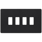 BG Electrical Grid - 4 module, rectangular