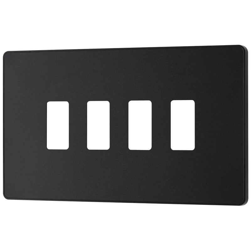BG Electrical Grid - 4 module, rectangular