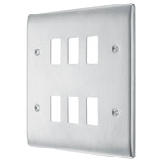 BG Electrical Grid - 6 module, square