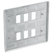 BG Electrical Grid - 6 module, square