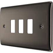 BG Electrical Grid - 3 module, rectangular