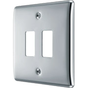 BG Electrical Grid - 2 module, square