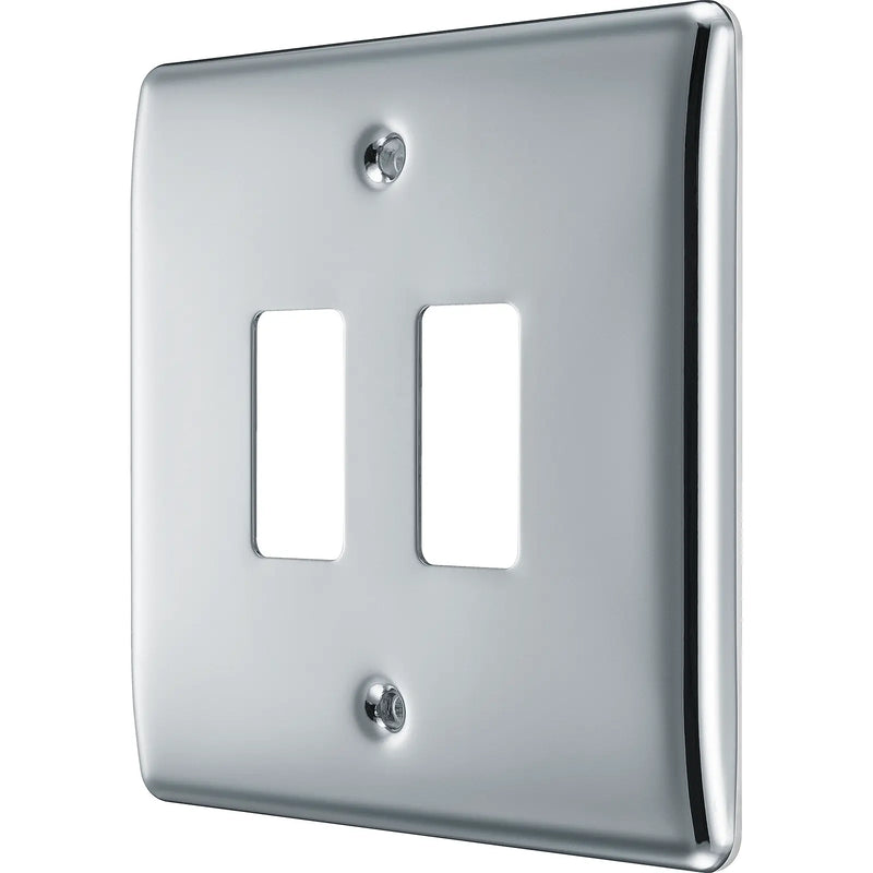 BG Electrical Grid - 2 module, square