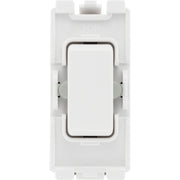 BG Electrical Grid - 2 way, retractive, printed PRESS, centre off