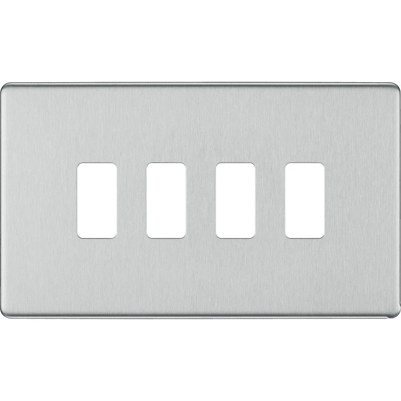 BG Electrical Grid - 4 module, rectangular